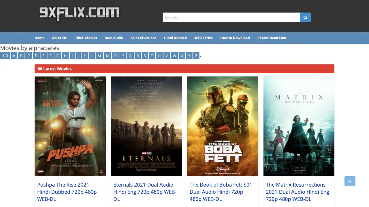 9xflix 2022, Download Latest HD 9xflix Movies For free